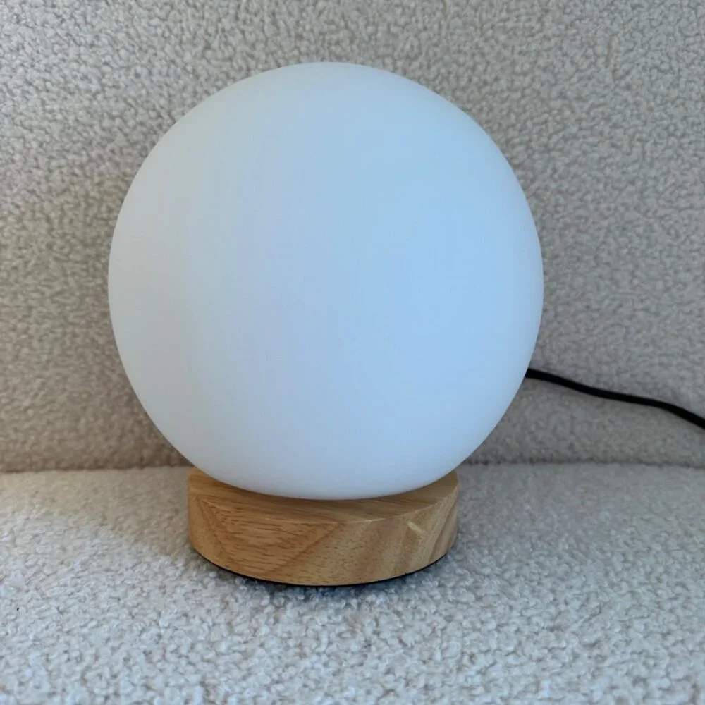 Glass Globe Light with LED Bulb - B